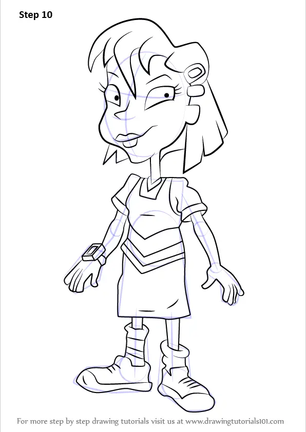 How to Draw Taffy from Rugrats (Rugrats) Step by Step