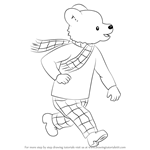 How to Draw Rupert the Bear from Rupert