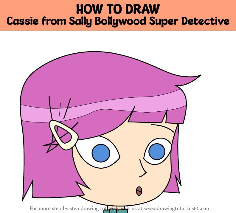 How to Draw Cassie from Sally Bollywood Super Detective (Sally ...