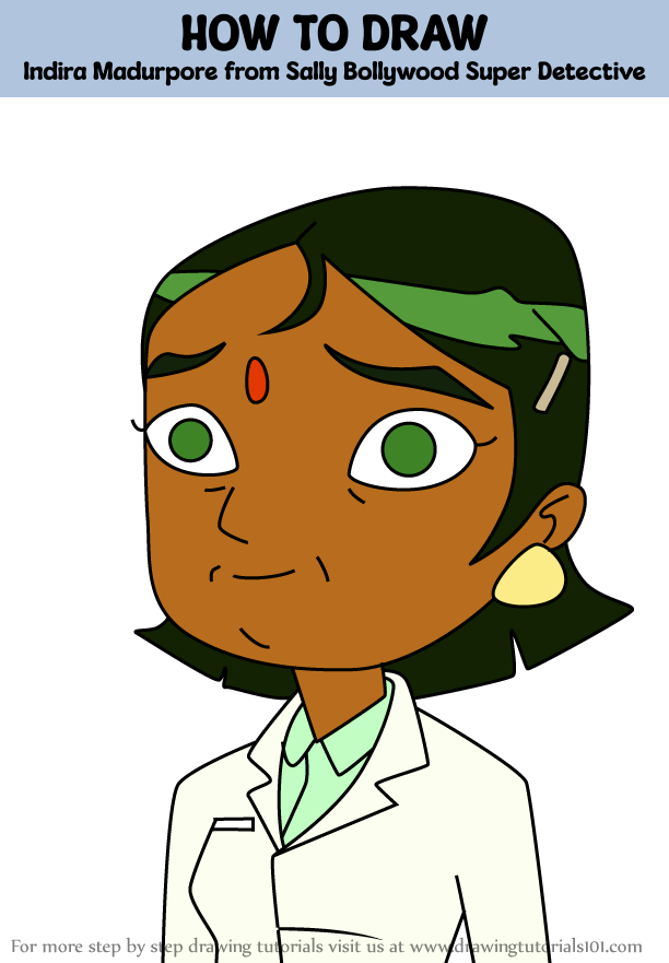 How to Draw Indira Madurpore from Sally Bollywood Super Detective ...