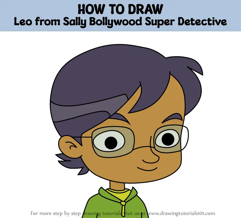 How to Draw Leo from Sally Bollywood Super Detective (Sally Bollywood ...