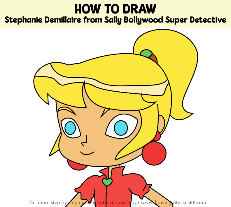 How to Draw Stephanie Demillaire from Sally Bollywood Super Detective ...