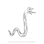How to Draw Craig Slithers from Sanjay and Craig