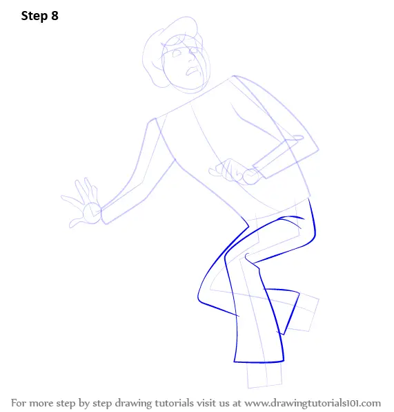 Learn How To Draw Fred From Scooby Doo Scooby Doo Step By Step Drawing Tutorials - scooby doo roblox pants