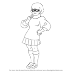 How to Draw Velma from Scooby-Doo