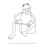 How to Draw Kermit the Frog from Sesame Street