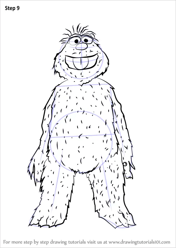 Learn How to Draw Murray Monster from Sesame Street 