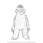 How to Draw Murray Monster from Sesame Street