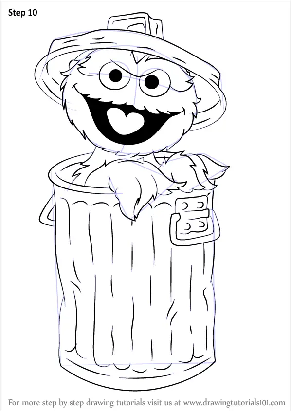 learn how to draw oscar the grouch from sesame street sesame street