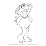 How to Draw Zoe from Sesame Street