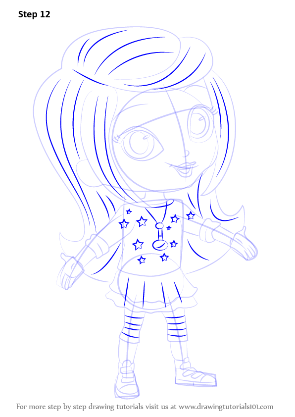 How to Draw Leah from Shimmer and Shine (Shimmer and Shine) Step by ...