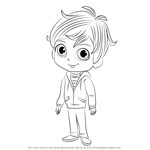 How to Draw Zac from Shimmer and Shine
