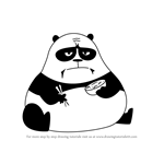 How to Draw Panda from Skunk Fu!
