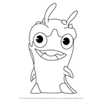 How to Draw Diggrix from Slugterra