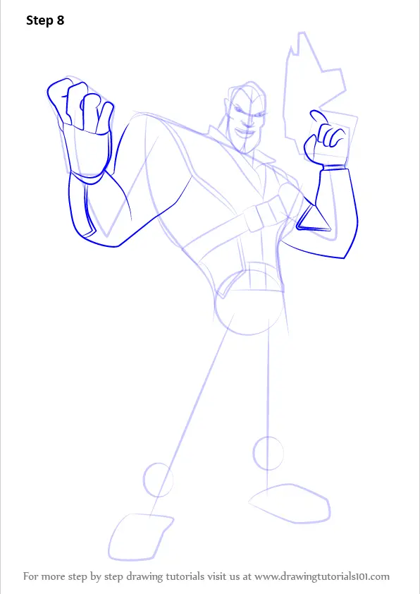 How to Draw Dr. Thaddius Blakk from Slugterra (Slugterra) Step by Step ...