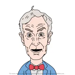 How to Draw Bill Nye from Smiling Friends