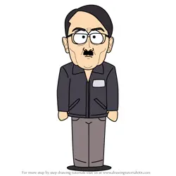 How to Draw Adolf Hitler from South Park