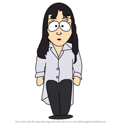 How to Draw Alanis Morissette from South Park