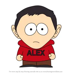 How to Draw Alex Glick from South Park