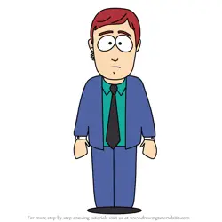 How to Draw Chris Holt from South Park