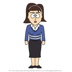 How to Draw Christophe's mother from South Park