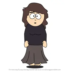 How to Draw Clyde's Sister from South Park