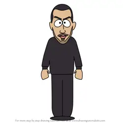 How to Draw David Blaine from South Park