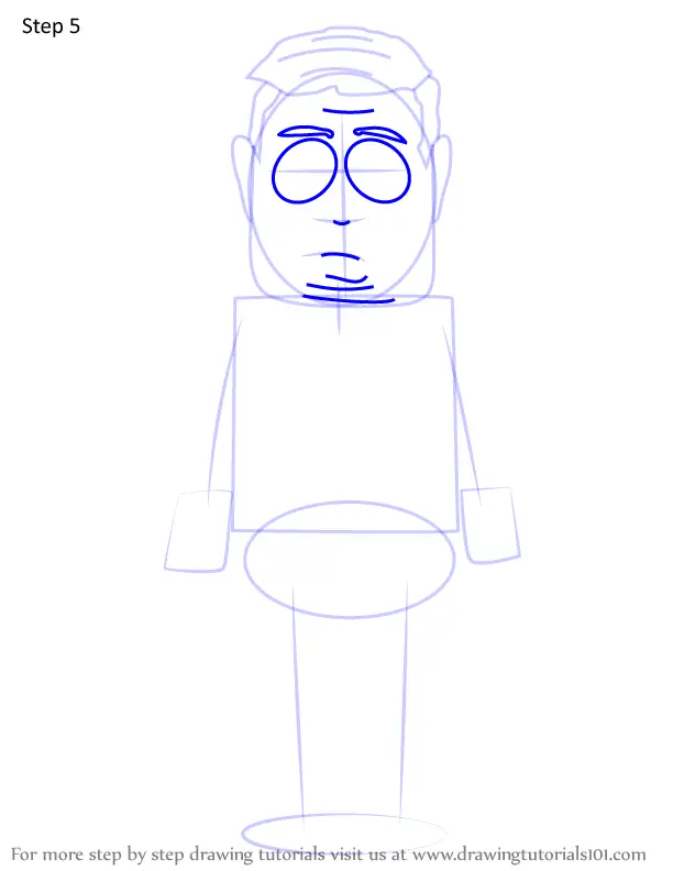 How to Draw Father Maxi from South Park (South Park) Step by Step ...