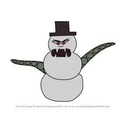 How to Draw Frosty from South Park