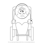 How to Draw Grandpa Marvin Marsh from South Park