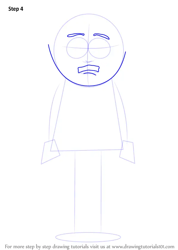 How to Draw Randy Marsh from South Park (South Park) Step by Step