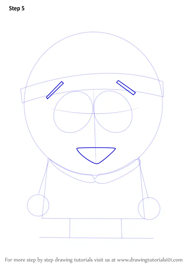 How to Draw Stan Marsh from South Park (South Park) Step by Step