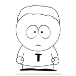 How to Draw Token Black from South Park