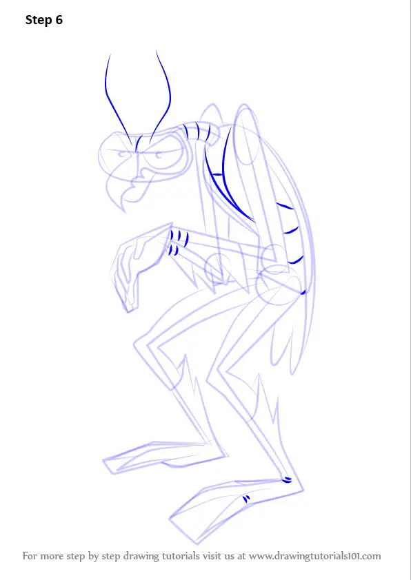 How to Draw Zorak from Space Ghost (Space Ghost) Step by Step ...