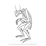 How to Draw Zorak from Space Ghost