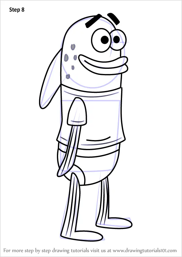 Learn How to Draw Harold from SpongeBob SquarePants 