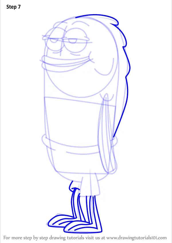 How to Draw Nat Peterson from SpongeBob SquarePants (SpongeBob