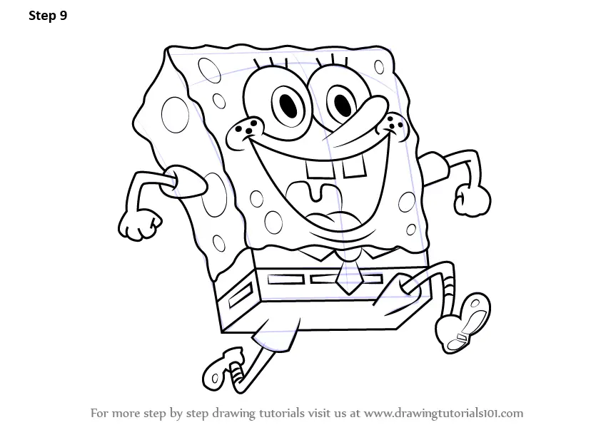 Learn How to Draw SpongeBob from SpongeBob SquarePants (SpongeBob