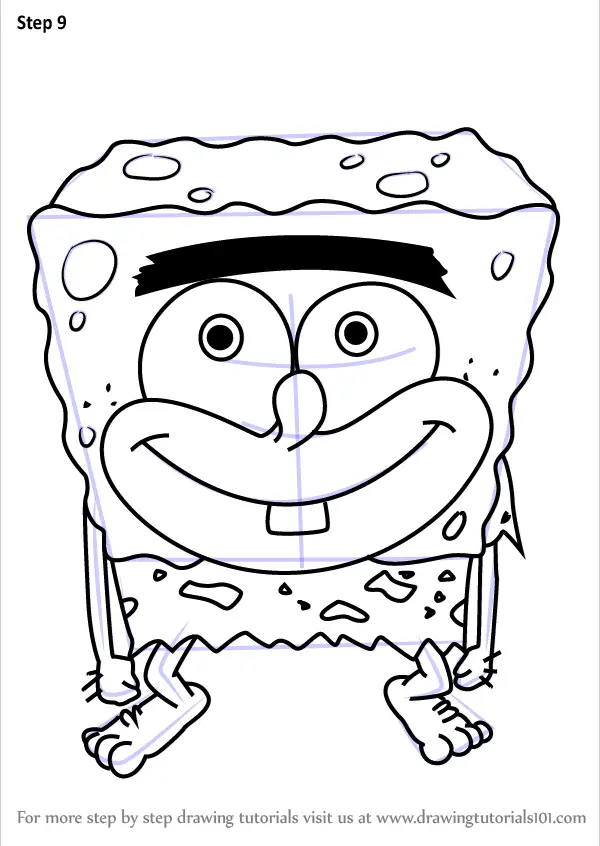 How to Draw SpongeGar from SpongeBob SquarePants (SpongeBob SquarePants ...