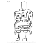 How to Draw SpongeTron from SpongeBob SquarePants
