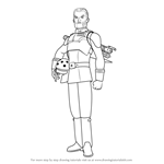How to Draw Agent Kallus from Star Wars Rebels