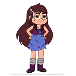 How to Draw Mariposa Diaz from Star vs the Forces of Evil