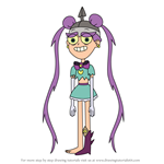How to Draw Mina Loveberry from Star vs the Forces of Evil