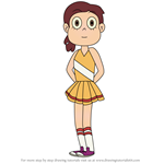 How to Draw Sabrina Backintosh from Star vs the Forces of Evil