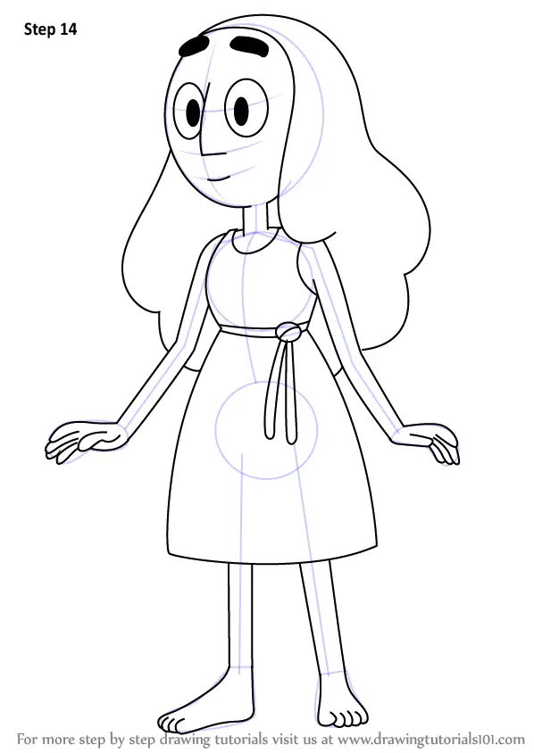 How to Draw Connie Maheswaran from Steven Universe (Steven Universe