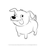How to Draw Dog from Steven Universe