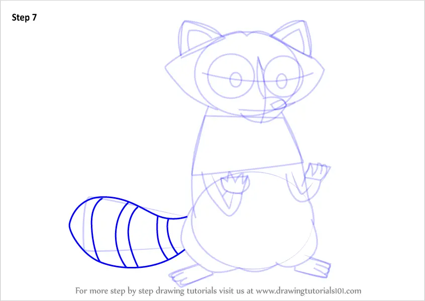 Learn How to Draw Raccoon from Steven Universe Steven 