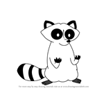 How to Draw Raccoon from Steven Universe