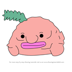 How to Draw Blobfish from Summer Camp Island