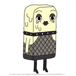 How to Draw Butter Goth from Summer Camp Island